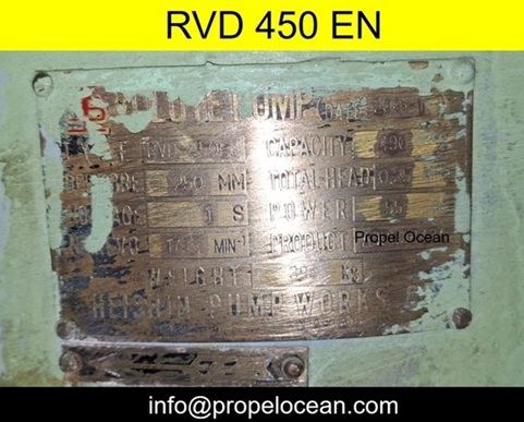 Heishin RVD 450EN Sea Water Pump and spares (6)